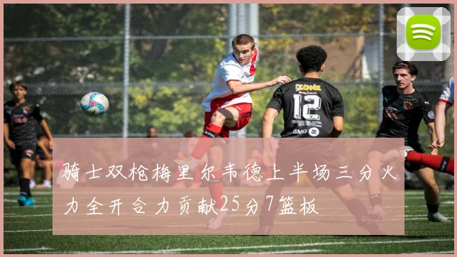 骑士双枪梅里尔韦德上半场三分火力全开合力贡献25分7篮板