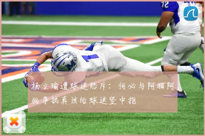 杨立瑜遭球迷怒斥：何必与阿猫阿狗争执真该给球迷竖中指