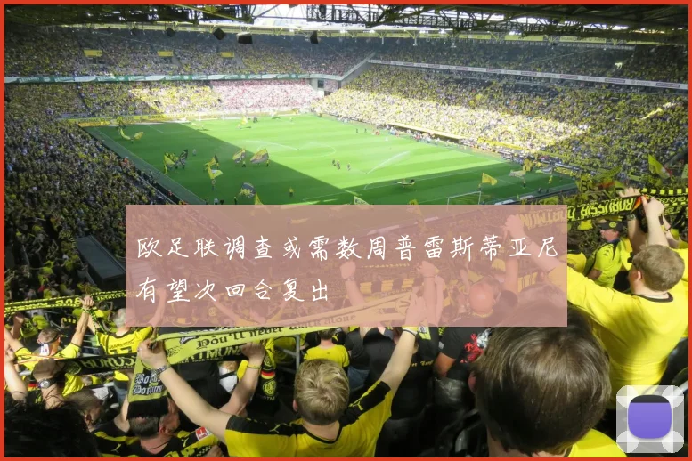 欧足联调查或需数周普雷斯蒂亚尼有望次回合复出